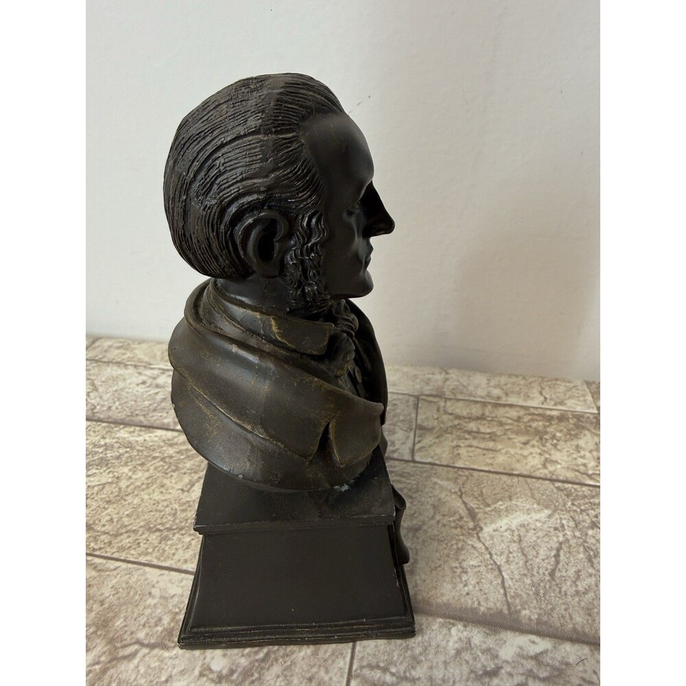 Vintage Richard Wagner Bust Sculpture German Composer Statue Decor READ - Picture 4 of 13